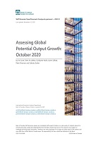 Assessing global potential output growth : October 2020