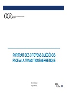 Portrait des citoyens québécois face à la transition énergétique