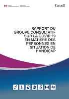 Rapport du groupe consultatif sur la Covid-19 en matière des personnes en situation de handicap