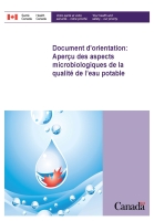 Document d'orientation : aperçu des aspects microbiologiques de la qualité de l'eau potable